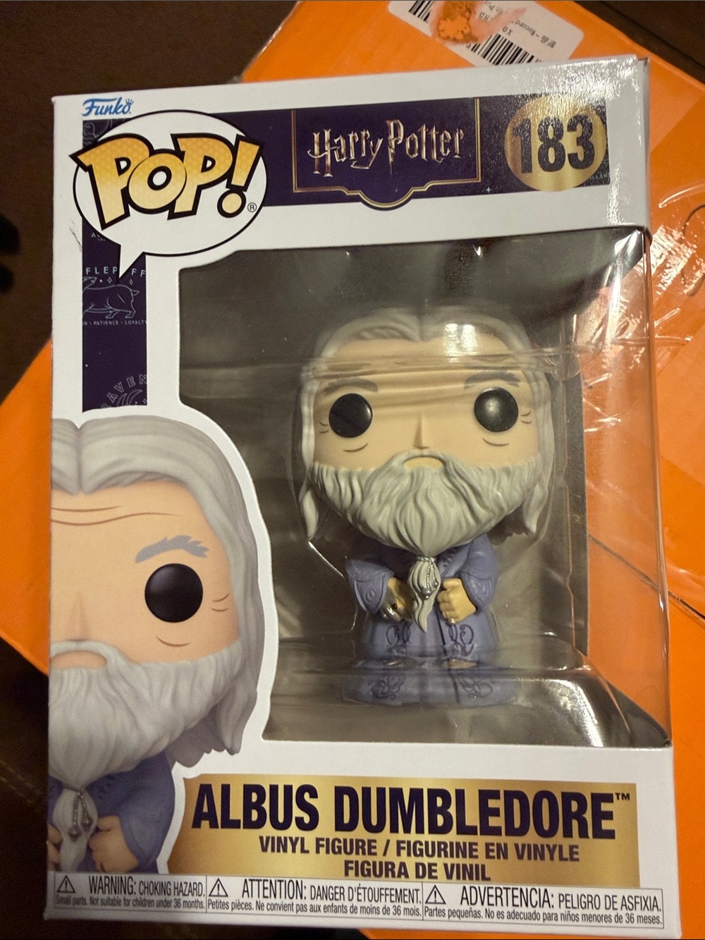 Funko Pop! Albus Dumbledore - Purple Robe, White Hair, Gold Pendant